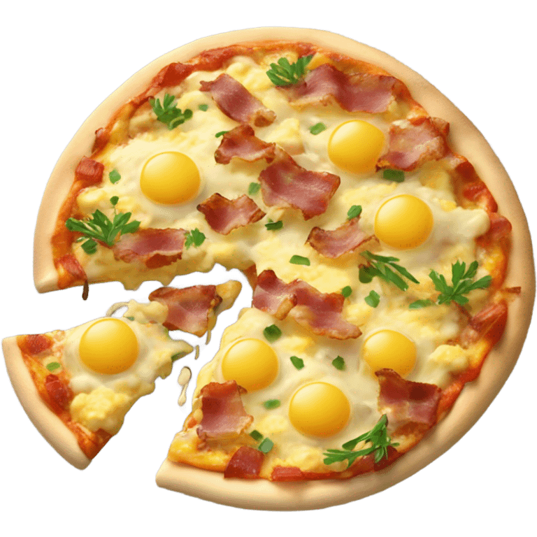 Breakfast pizza emoji