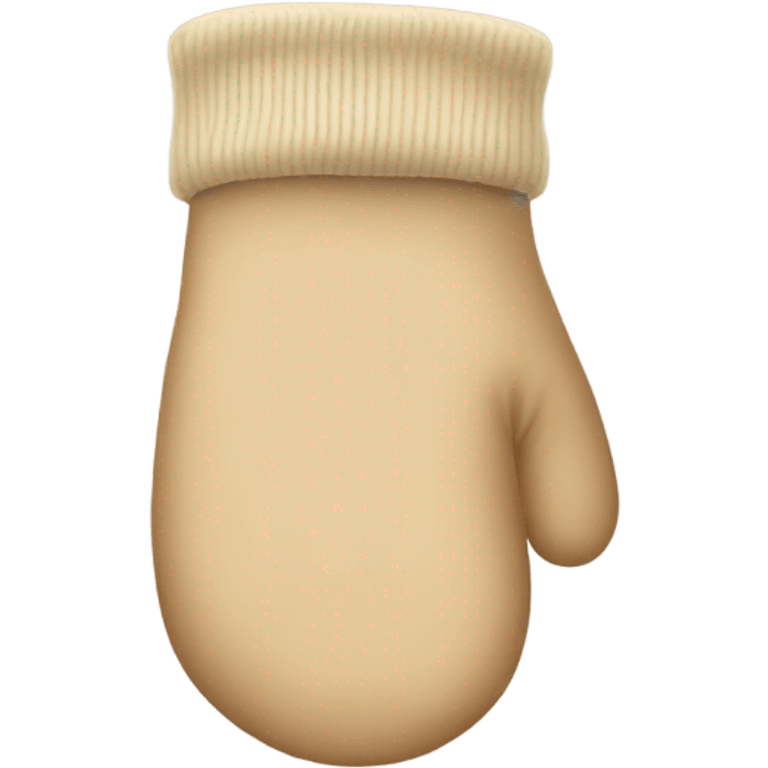 Mittens beige emoji