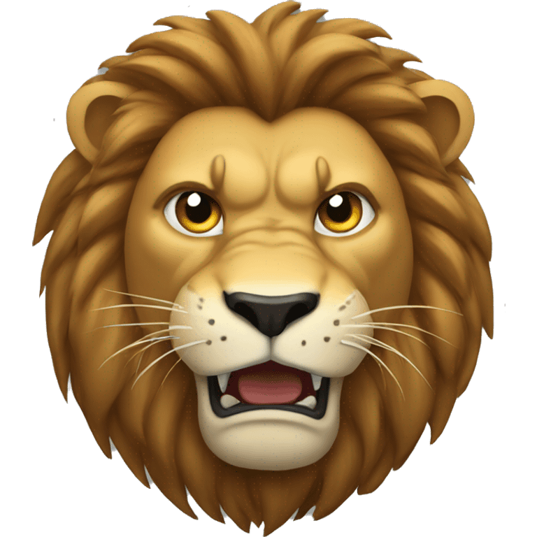 Lion angry emoji