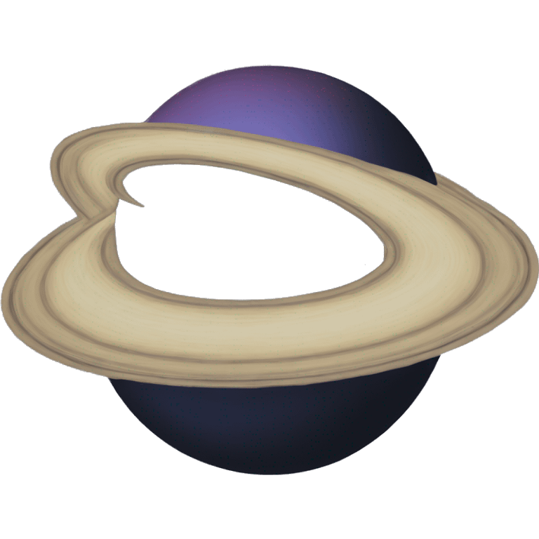 heart shape saturn emoji