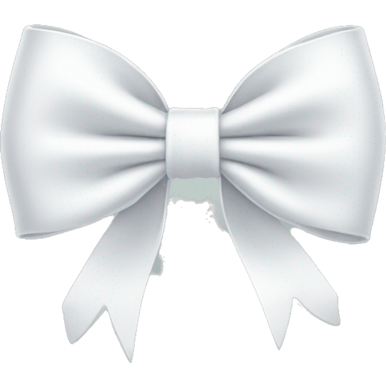 White bow emoji