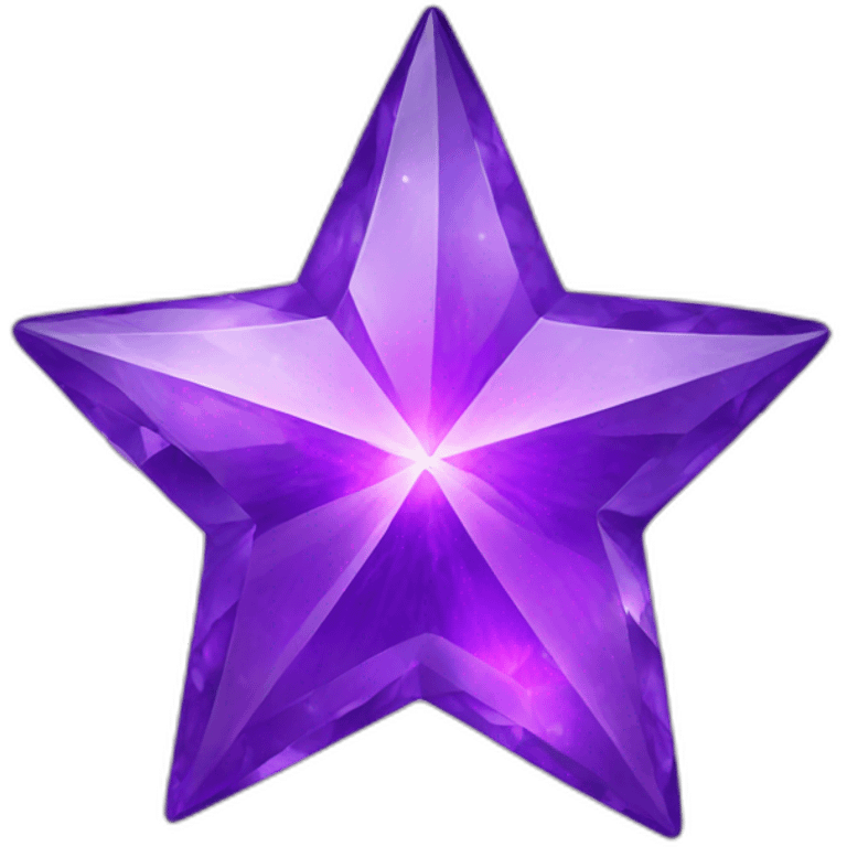 purple crystal star emoji