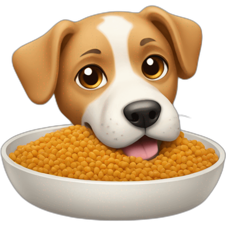 dog-eating-food emoji