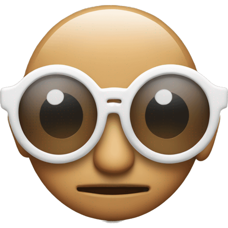 quiero un emoji con lentes y con dos dedos  emoji