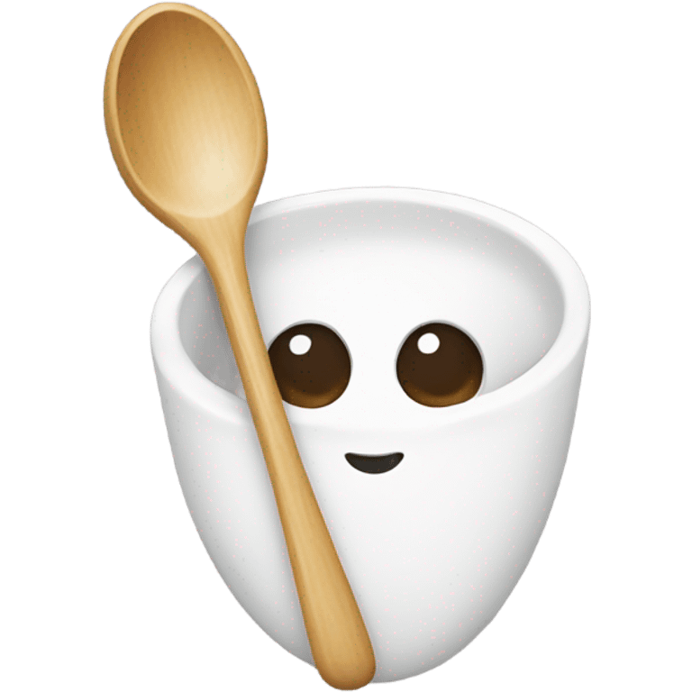 white spoon with a bow emoji