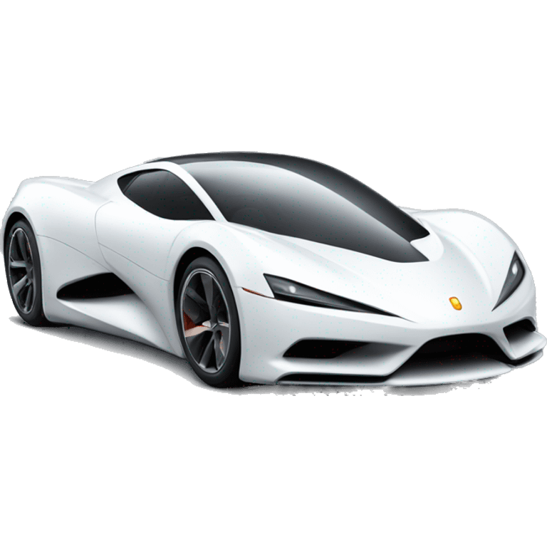 sleek, futuristic supercar with an aerodynamic design emoji