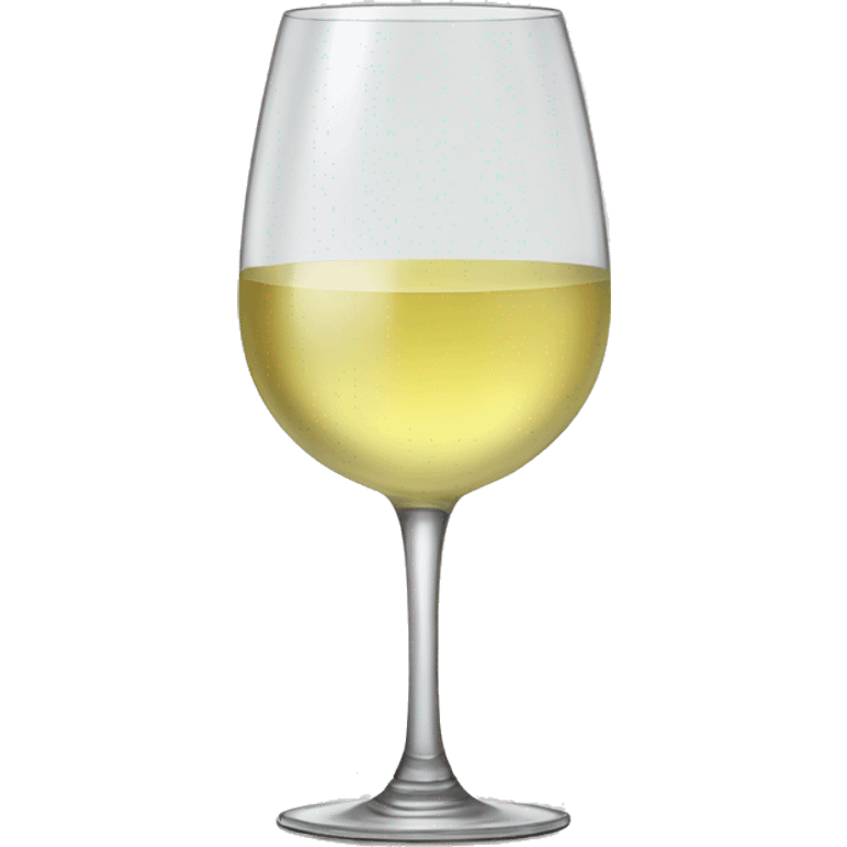 White wine in a glass emoji