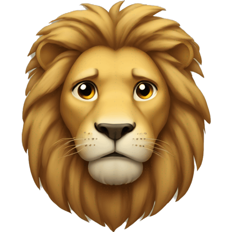 sad Lion  emoji