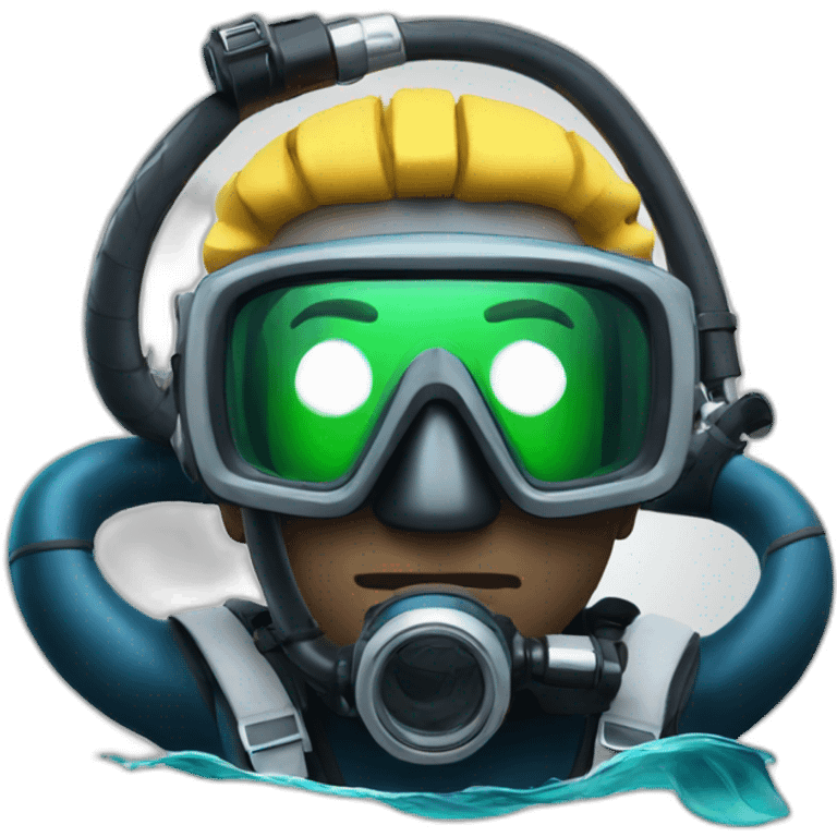 Scuba with ok emoji