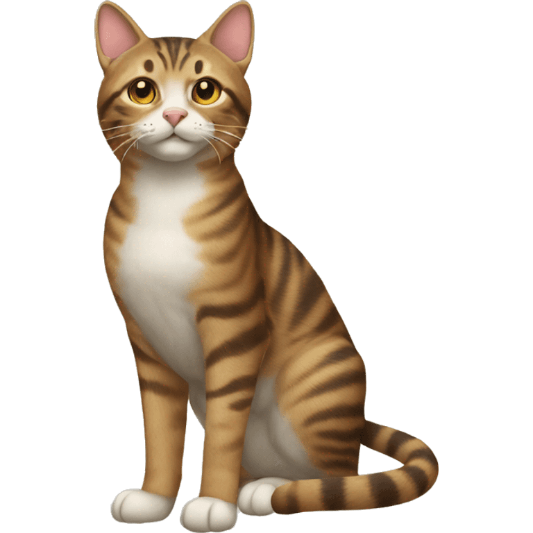 Tabby Cat Full Body emoji