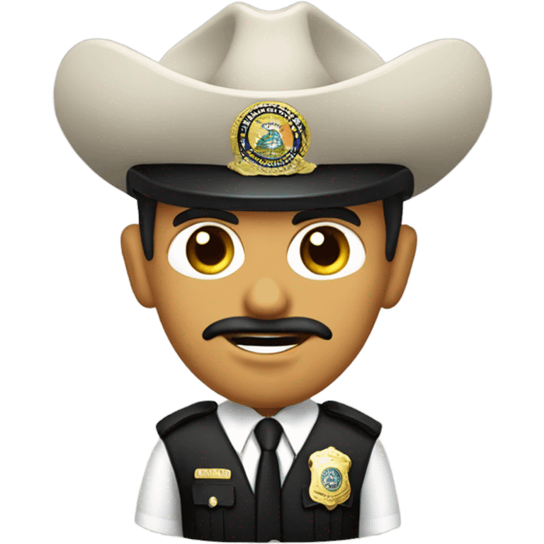 One eyed Mexican cop in New Mexico  emoji