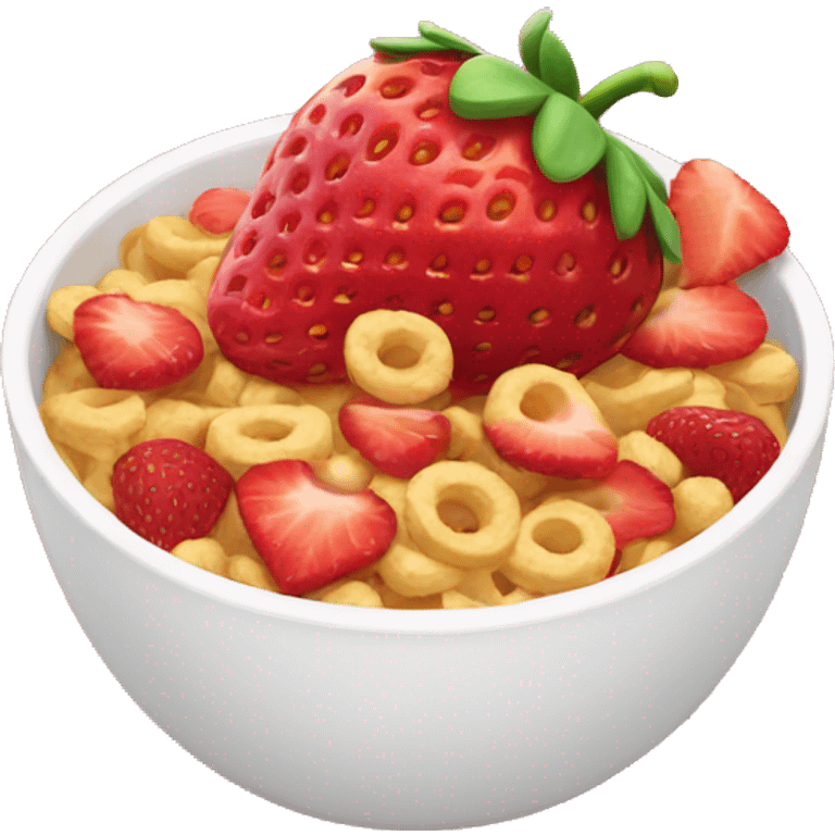 Strawberry Cereal emoji