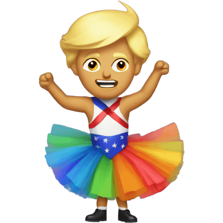 trump in tutu emoji