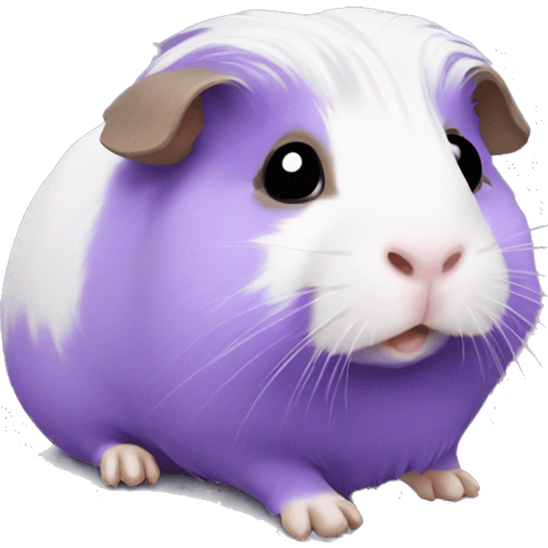 Guinea pig purple emoji