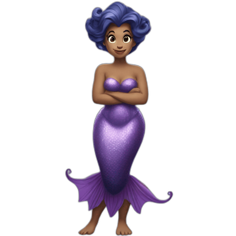 Ursula the little mermaid full body emoji