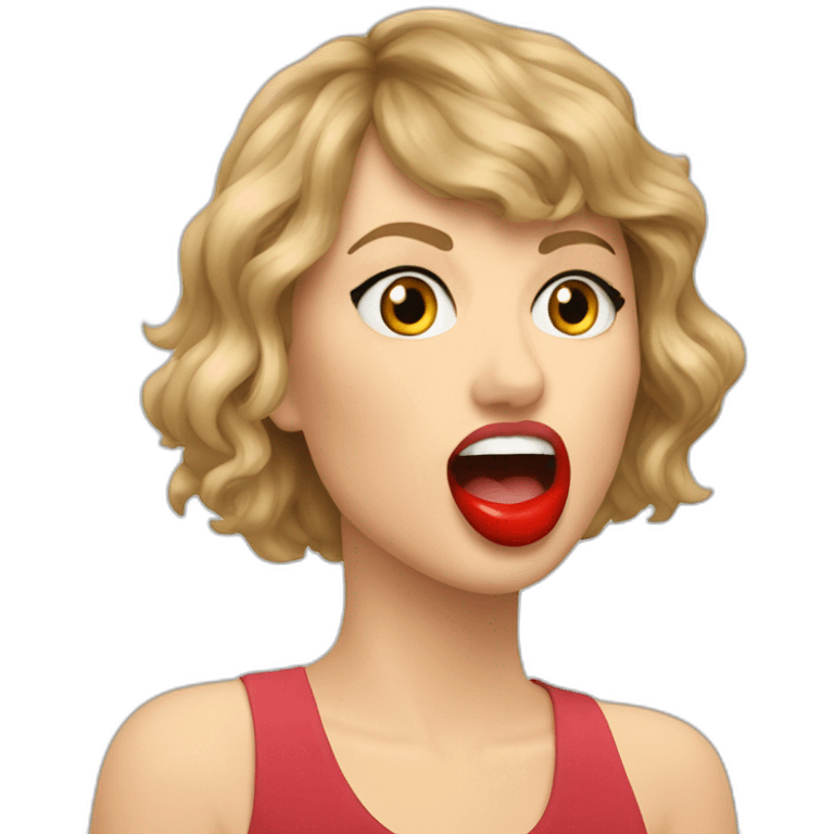 taylor-swift-mouth-bbc emoji