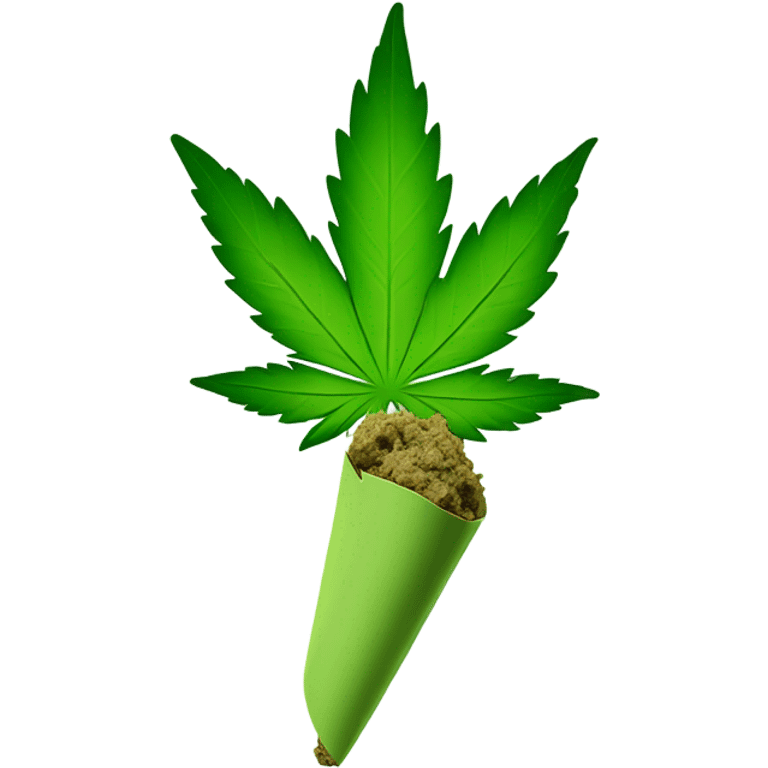 Marijuana joint emoji