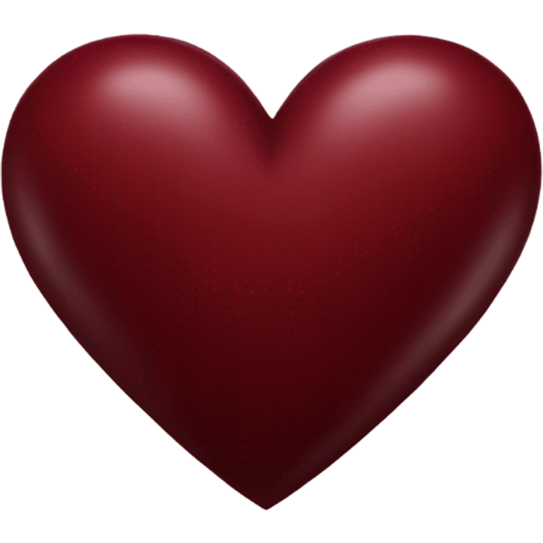 dark red heart emoji