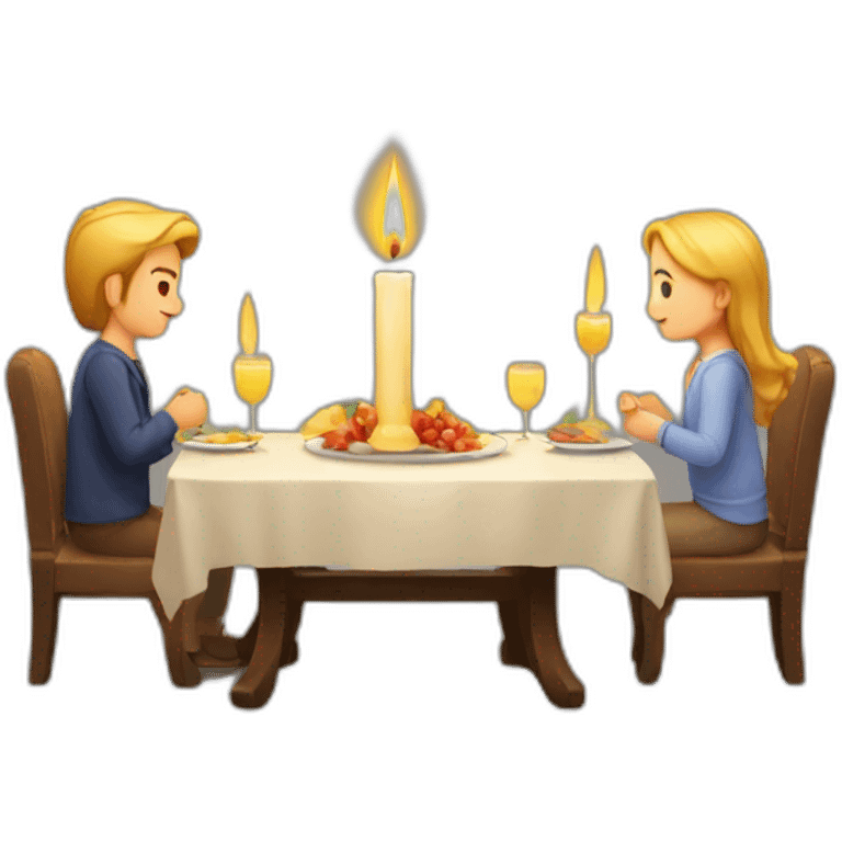 candle light dinner emoji