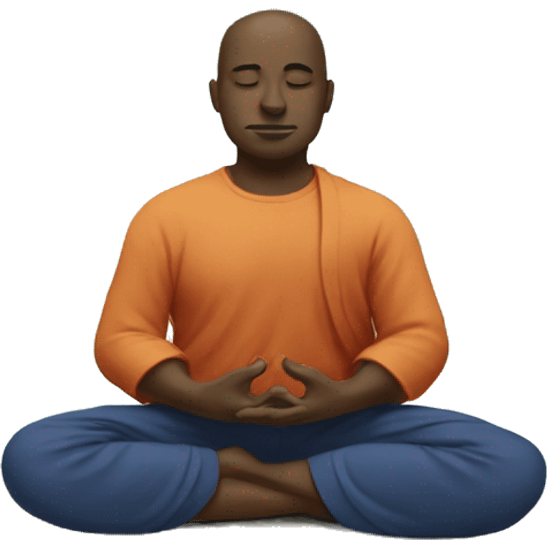 meditation over the planet emoji