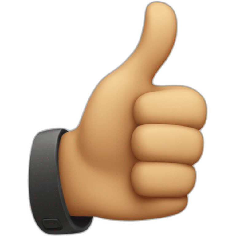 Thumbs up in 4k emoji