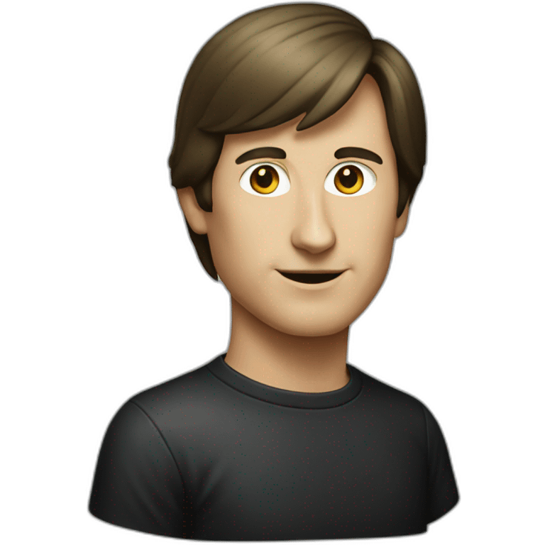 young Steve jobs emoji