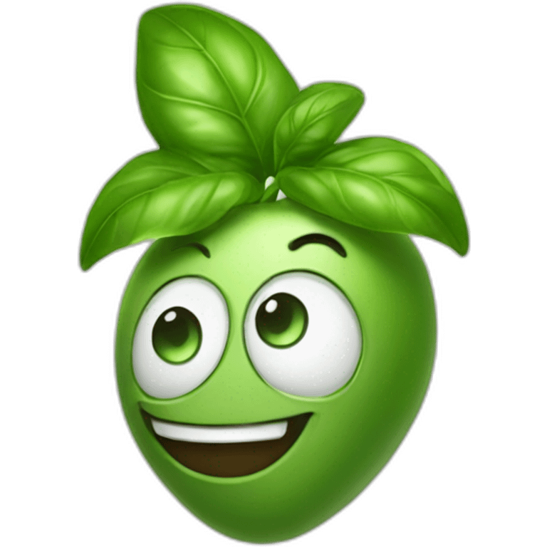 happy basil emoji