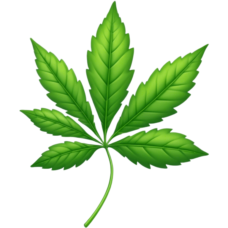 Weed leaf emoji