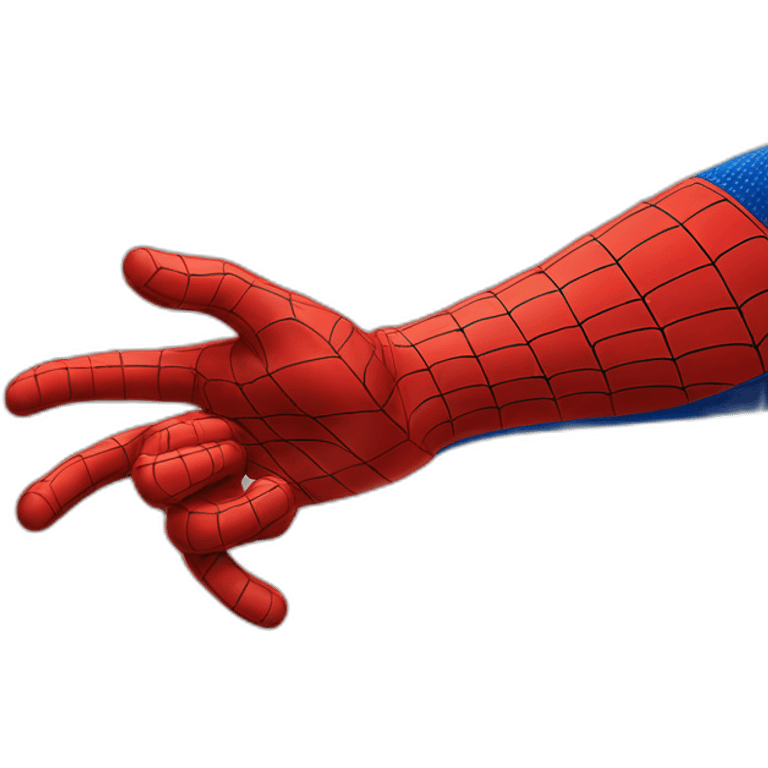 spider-man pointing left emoji