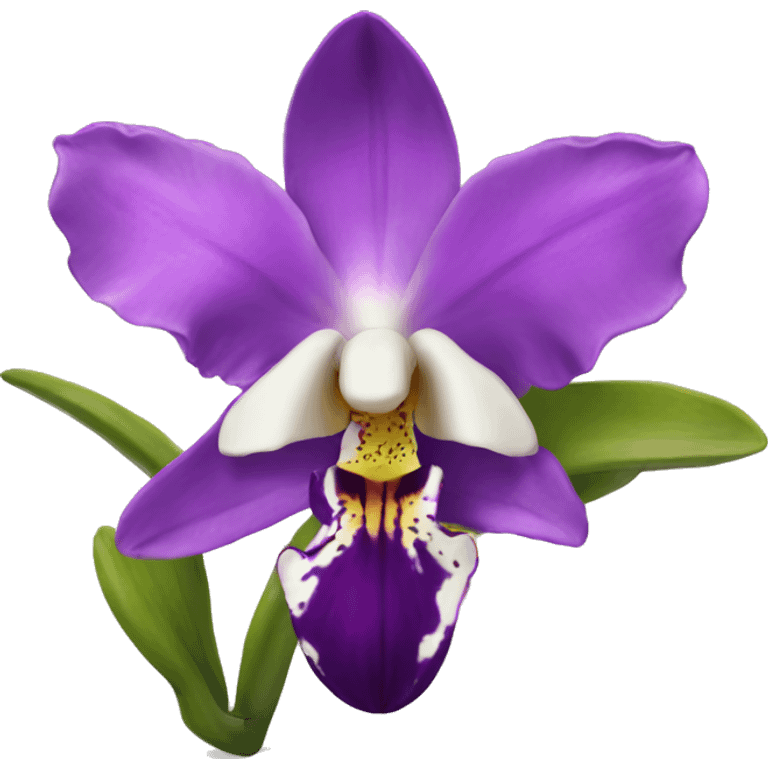 orquídea emoji