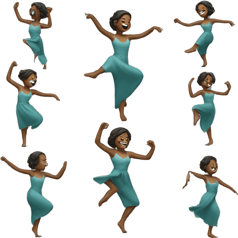 Women dancing emoji