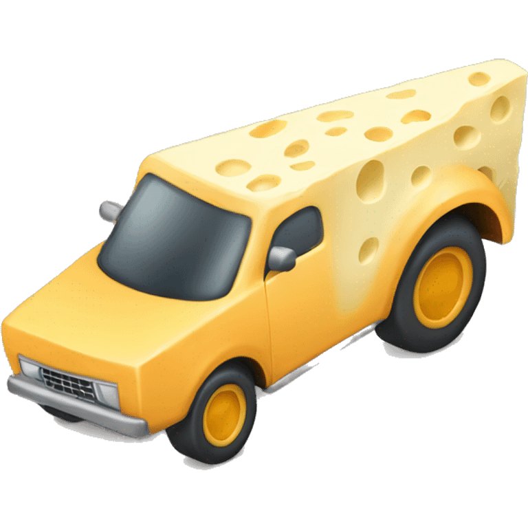 cheese wedge car emoji