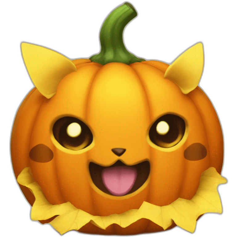 pumkin pikatchu emoji