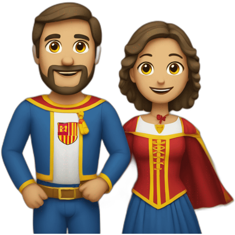 pareja de catalanes emoji