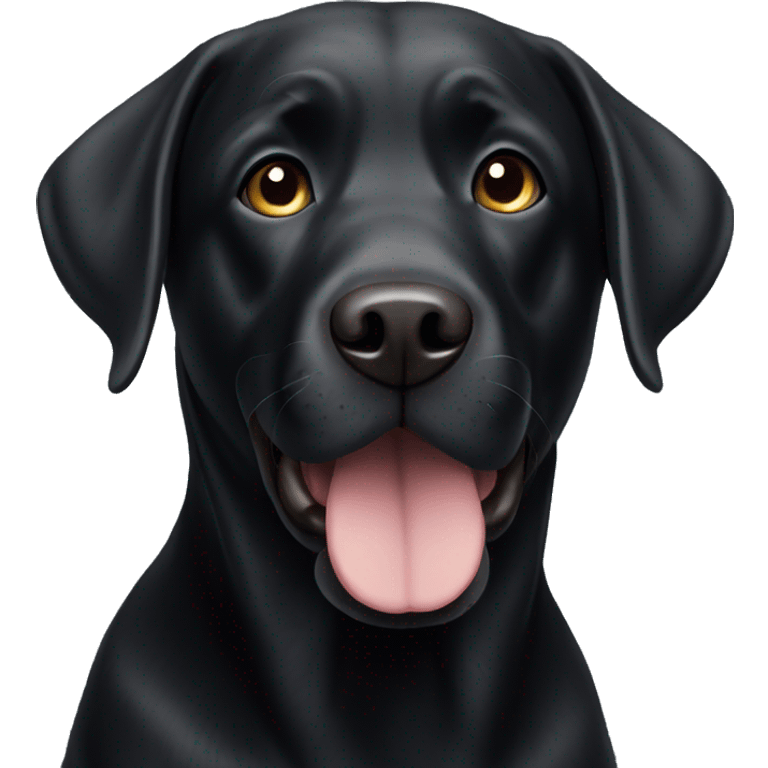 Black Labrador emoji