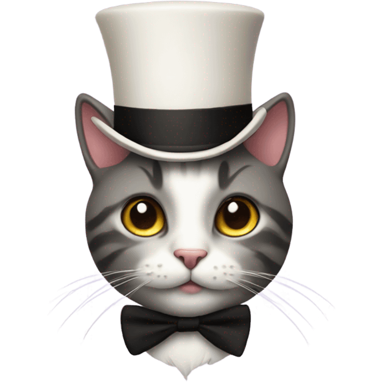 cat with a top hat emoji