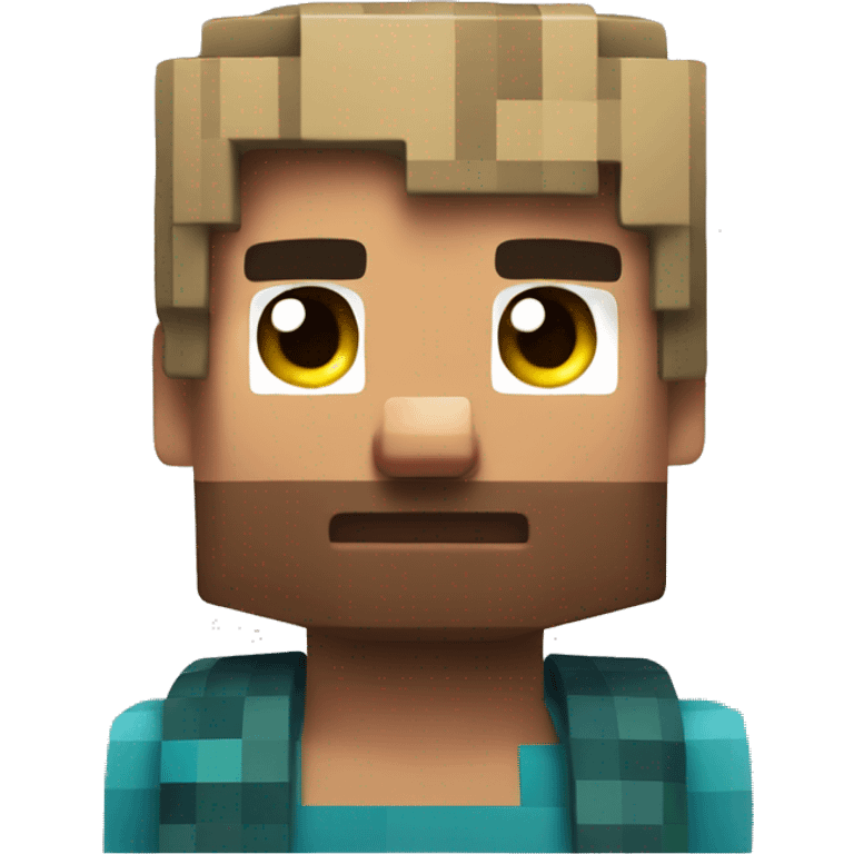 Minecraft Steve emoji