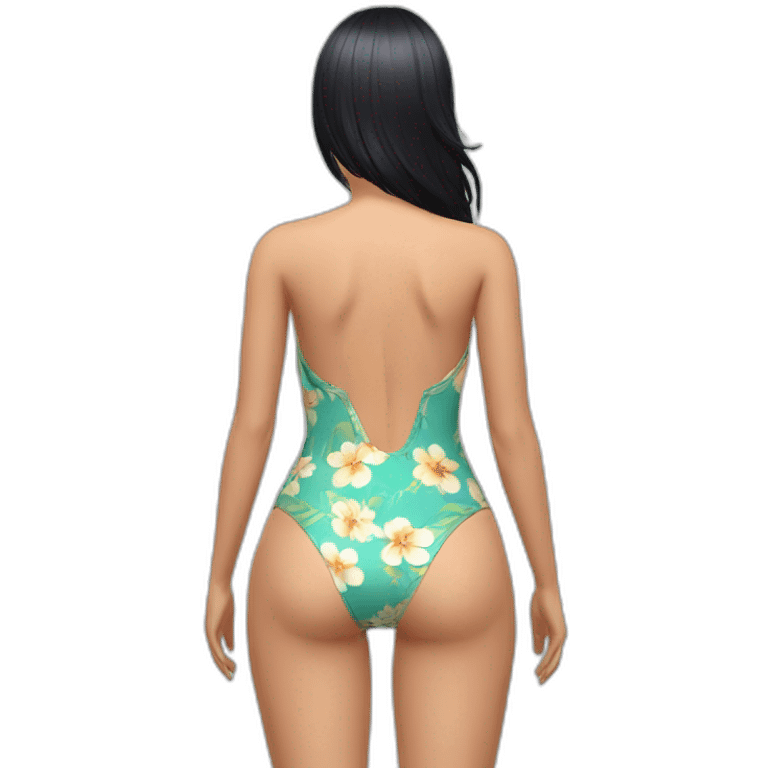 nico robin full body pawg small swimsuit back focus emoji