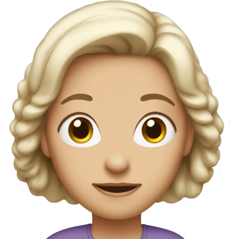 white mom emoji