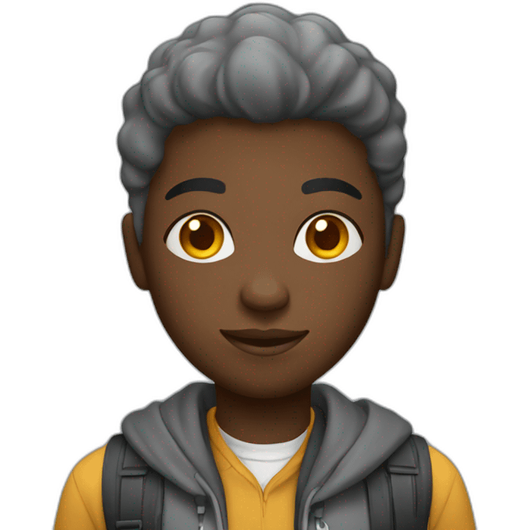 african student emoji