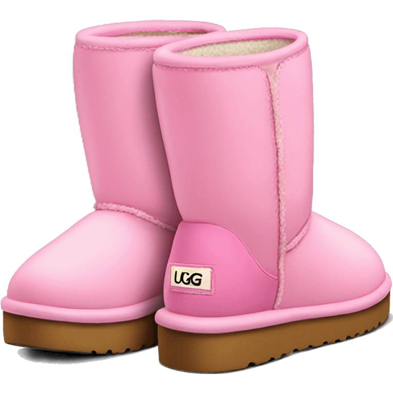 Pink Ugg boots emoji