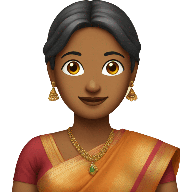 indian women with sari emoji