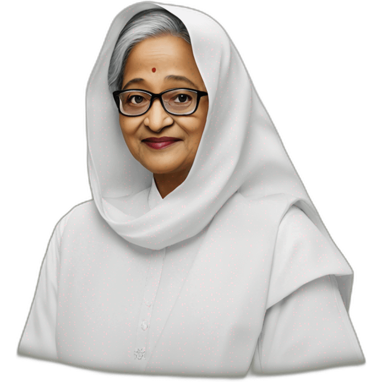 Sheikh hasina super wan emoji