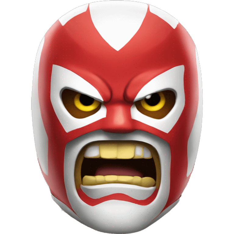 Angry luchador emoji