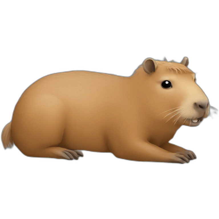 Capybara coding emoji