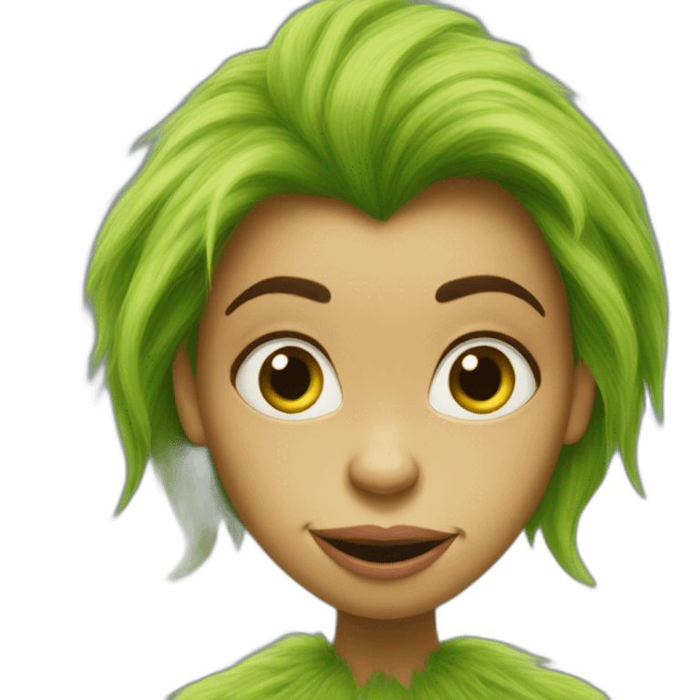 grinch femal emoji