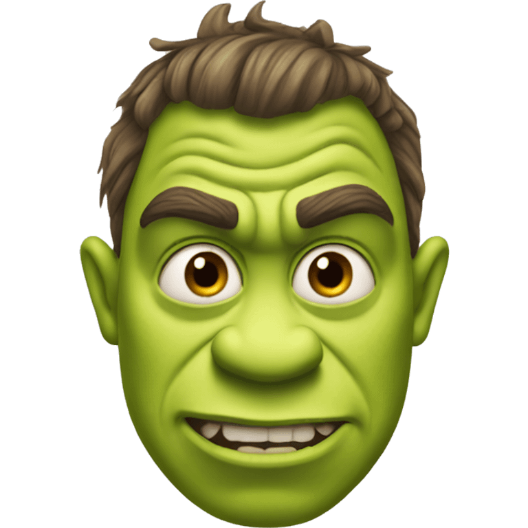 Mad shrek emoji