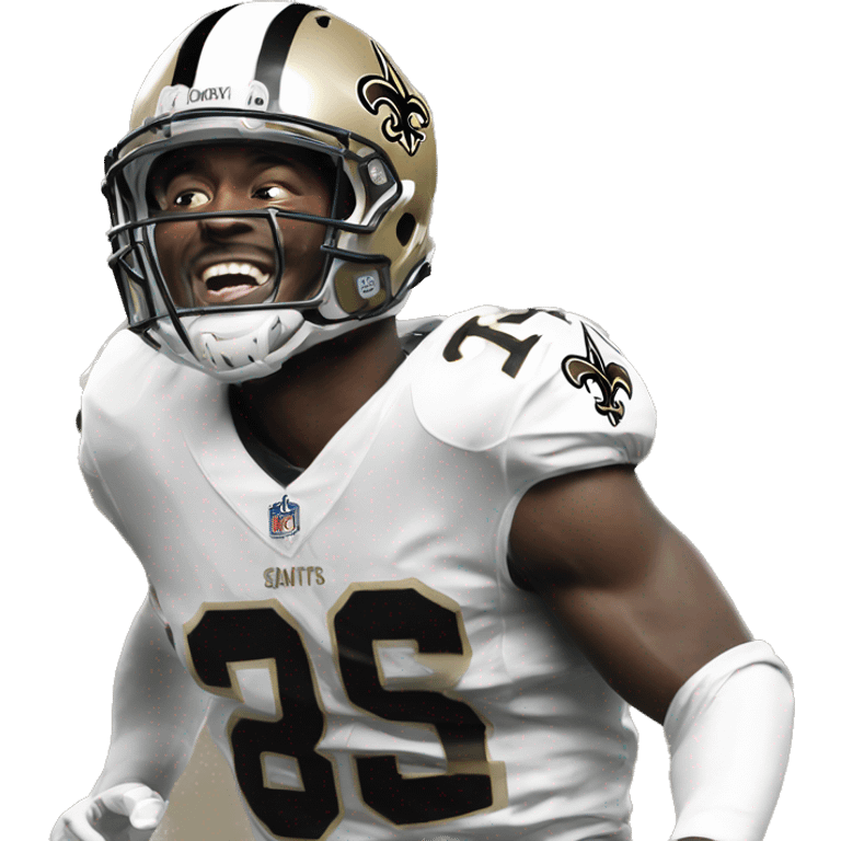 New Orleans Saints Player celebrate touchdown emoji