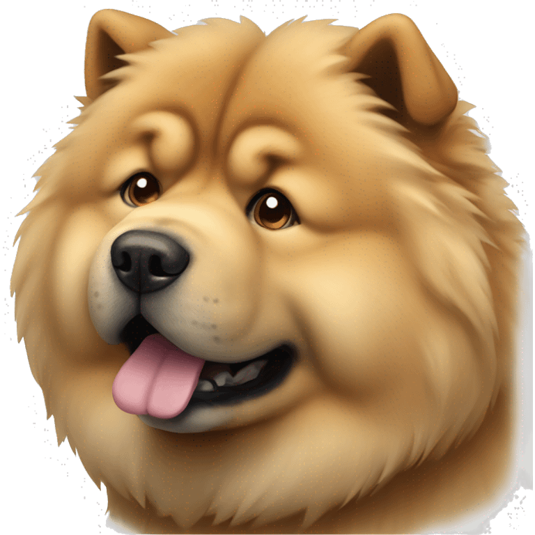 Chow chow dog emoji