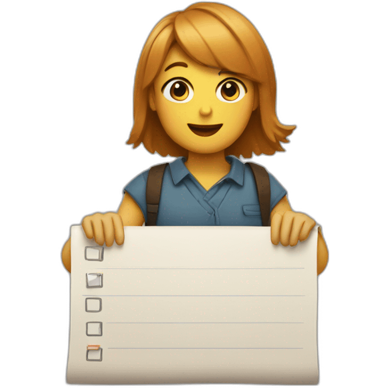 to do list emoji